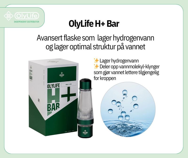 OlyLife H+, hydrogenvann